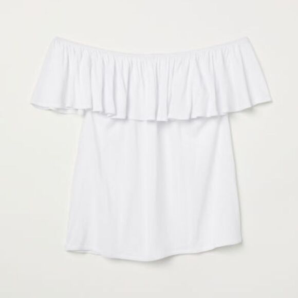 H&M White Off-the-Shoulder Top - Picture 5 of 7